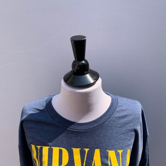 LiveNation Men’s Nirvana Blue T-Shirt Size XL - Picture 2 of 5